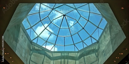 glass dome of the church