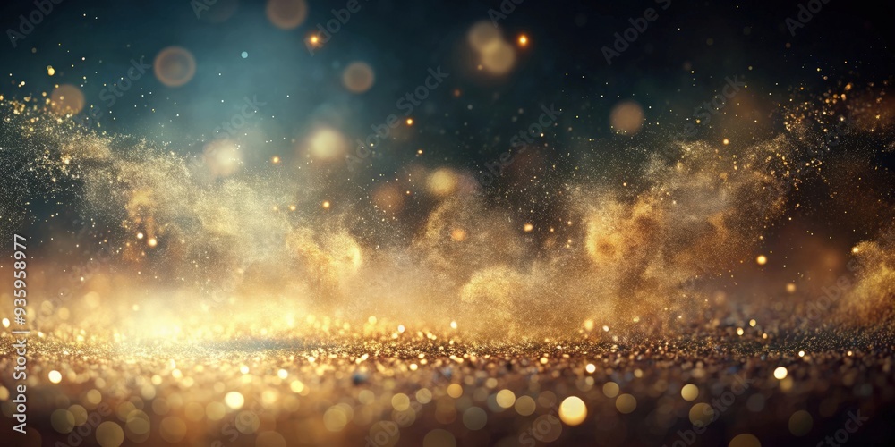 Obraz premium Abstract background with blurry dust particles, perfect for adding a touch of elegance to any design project, dust particles