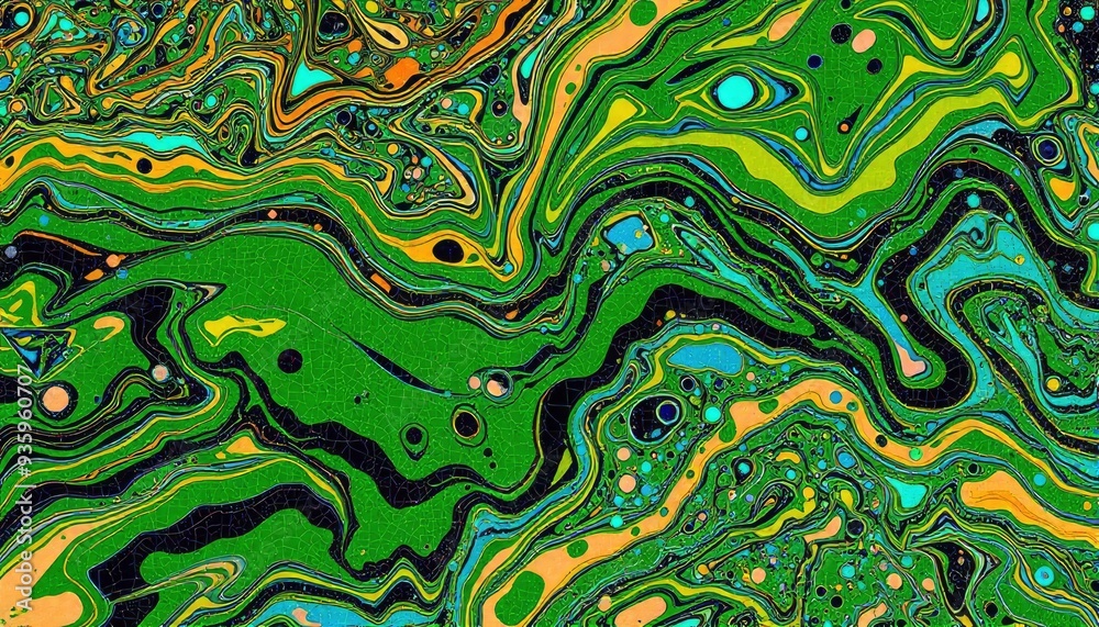 Fototapeta premium Multi Color vines marble texture or abstract background. onyx marbl in multi color vines glass effect texture feels natural figure natural marble. The colorful of the drops colors on the marbel, ai