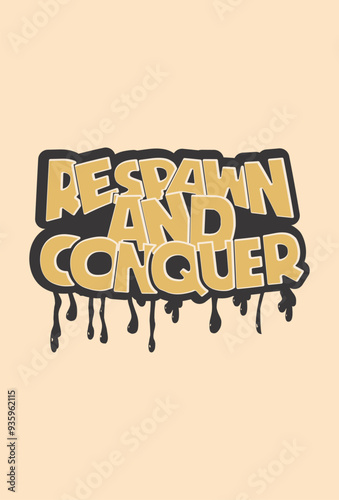 vector gaming quotes template t shirt design