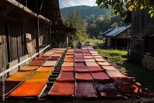 Drying Tklapi - Fruit Leather
