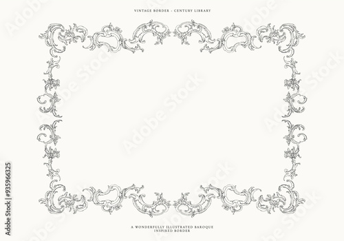 Baroque Frame PNG, SVG, and EPS Clipart
