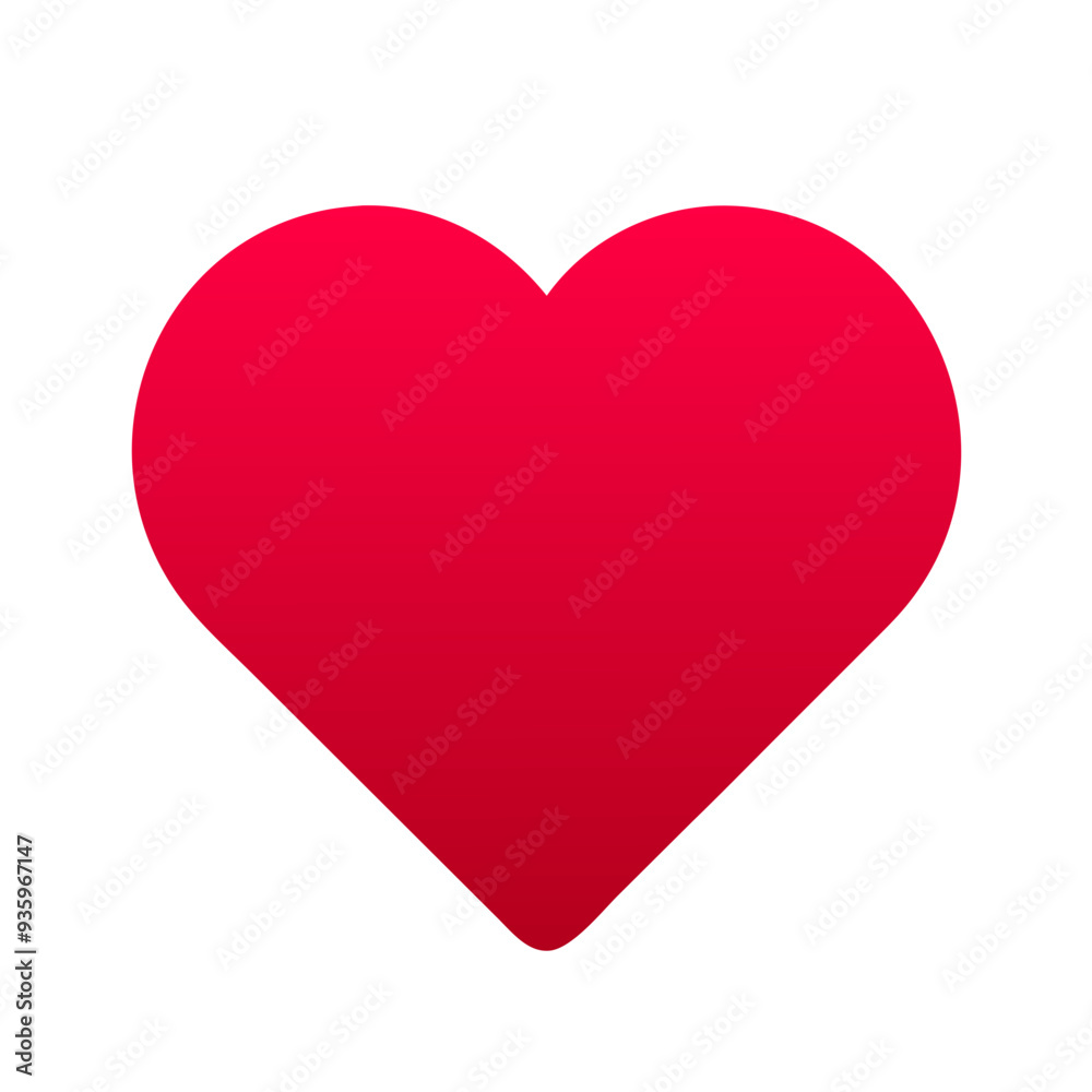 Bright Red Heart Symbolizing Passion and Love, Perfect for Romantic Occasions Bright Red Heart Symbolizing Passion and Love, Perfect for Romantic Occasions