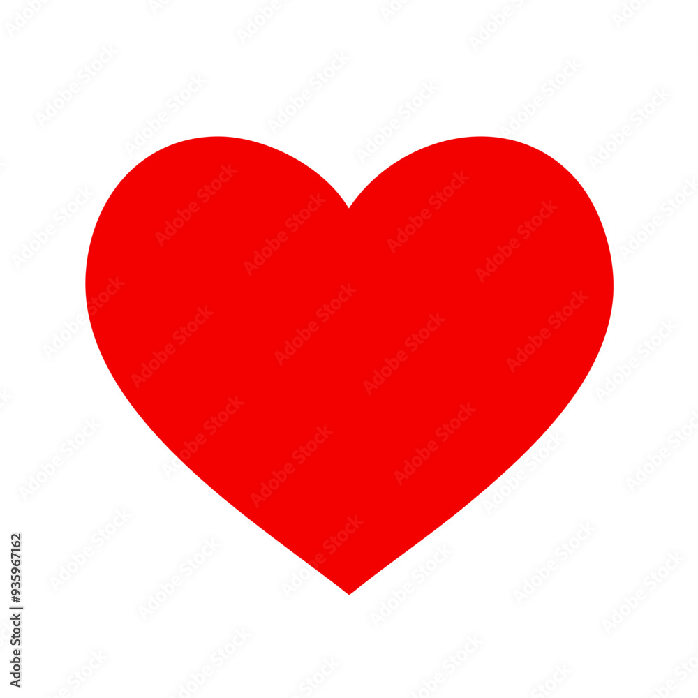 Bright Red Heart Symbolizing Passion and Love, Perfect for Romantic Occasions Bright Red Heart Symbolizing Passion and Love, Perfect for Romantic Occasions