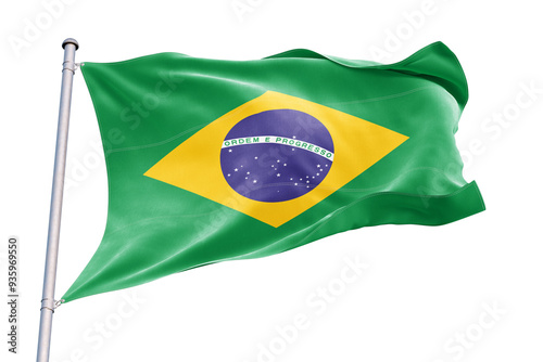Fotografie brazilian flag transparent