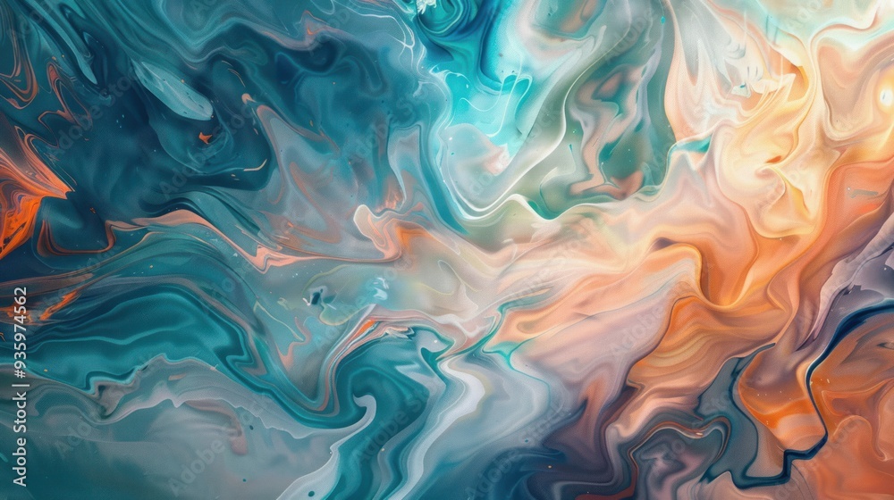 Artwork that evokes a sense of tranquility and harmony, using a harmonious blend of colors and shapes Artwork that evokes a sense of tranquility and harmony, using a harmonious blend of colors and shapes