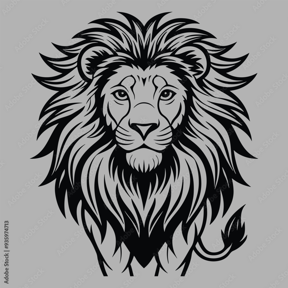 lion black silhouette icon vector. Lion icon isolated on a white background. Walking lion icon vector lion black silhouette icon vector. Lion icon isolated on a white background. Walking lion icon vector