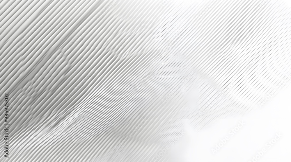 Lines, Waves, Spiral, Gray Bars on White Background, Abstract Image, Texture, Pattern, Wallpaper, Cover and Screen of Smartphone, Cell Phone, Computer, Laptop, 9:16 and 16:9 Format