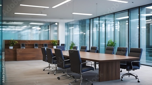 modern business office interior meeting room