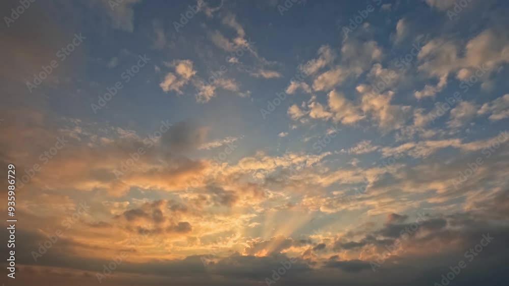fast sky timelapse of pretty sunset clouds for forecast fast sky timelapse of pretty sunset clouds for forecast