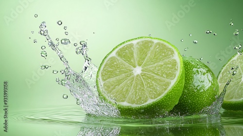 Lime Splash - A Refreshing Burst of Citrus