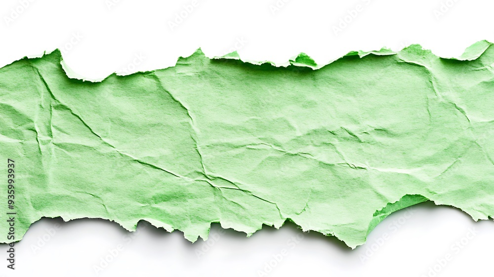 Fototapeta premium Green Plasticine Isolated On White Background