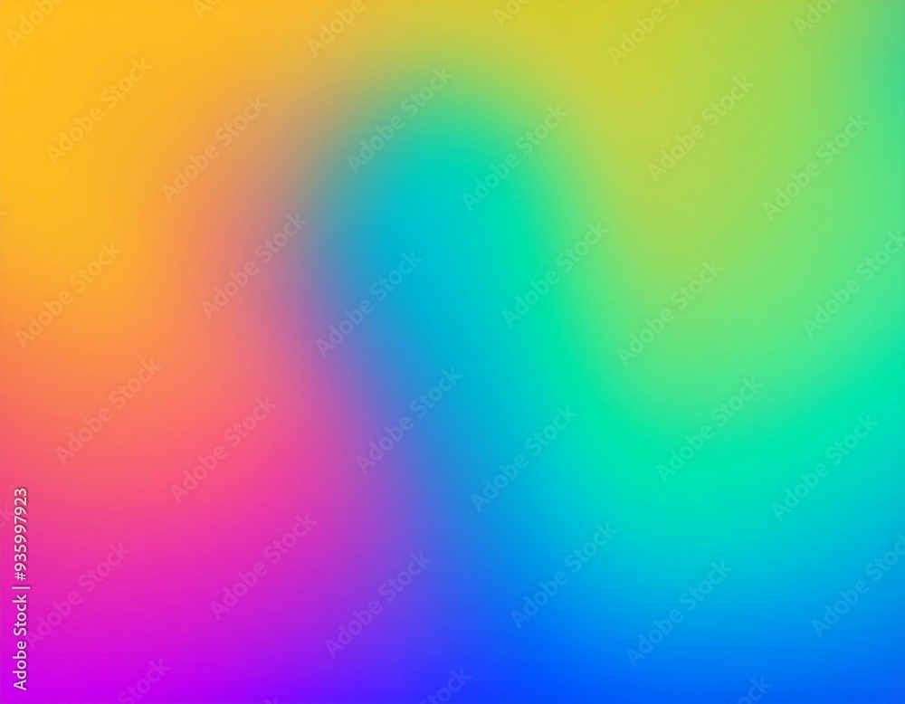 Obraz premium Multiple color flow abstract background grainy texture effect web banner header poster design etc.