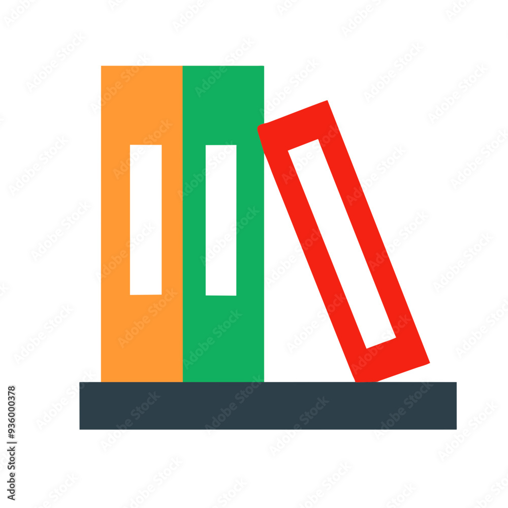 Collection of Colorful Books Stacked on a Shelf, Celebrating the Love of Reading Collection of Colorful Books Stacked on a Shelf, Celebrating the Love of Reading