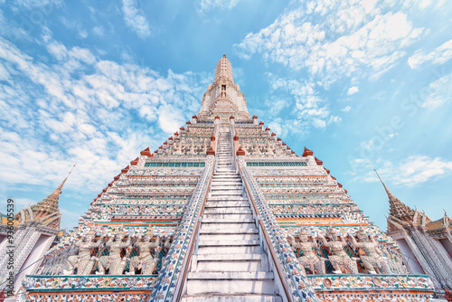 Wat Arun Temple in Bangkok, Thailand photo