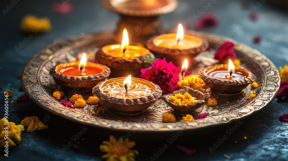 Diyas Lit for Diwali
Diyas Lit for Diwali