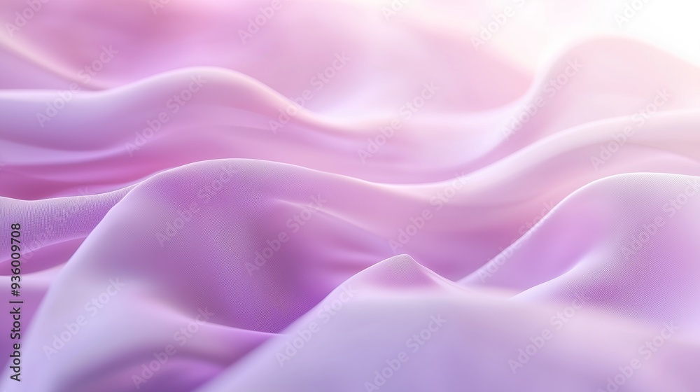 Obraz premium Abstract background with soft pastel colors, fabrics in the form of waves.