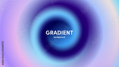 Create Gradient Background Design template copy space. Smooth color gradation backdrop design. Suitable for poster, banner, magazine, landing page, cover, or presentati