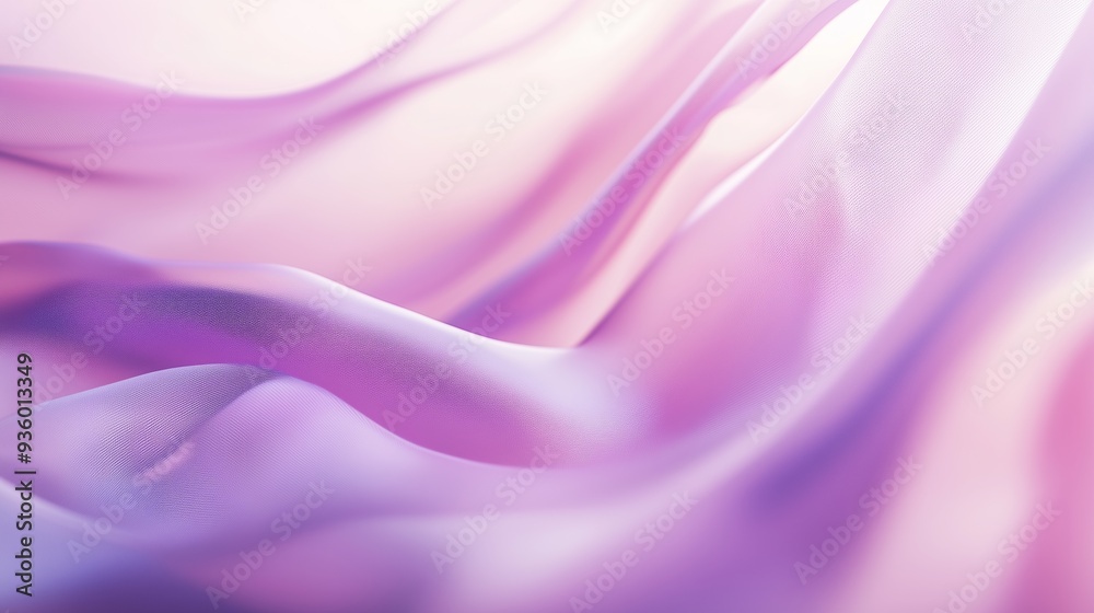Obraz premium Abstract background with soft pastel colors, fabrics in the form of waves.