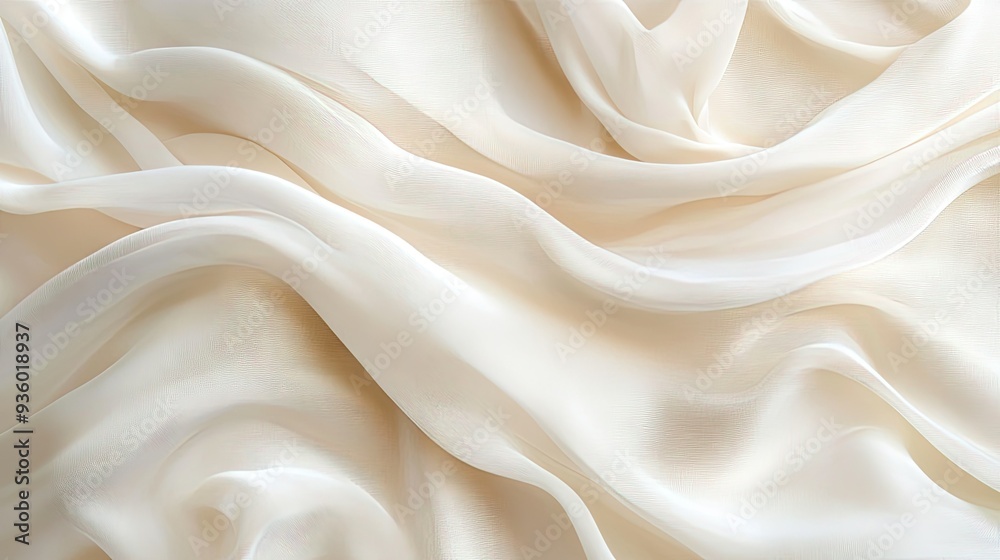 Gentle, flowing fabric background with an elegant, soft texture in light, airy colors. Gentle, flowing fabric background with an elegant, soft texture in light, airy colors.