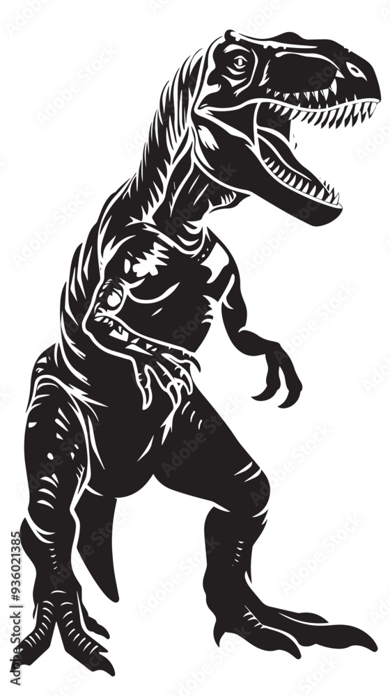 Tyrannosaurus Dinosaur svg files cricut, silhouette clip art, Vector illustration eps, Black TRex overlay
Tyrannosaurus Dinosaur svg files cricut, silhouette clip art, Vector illustration eps, Black TRex overlay