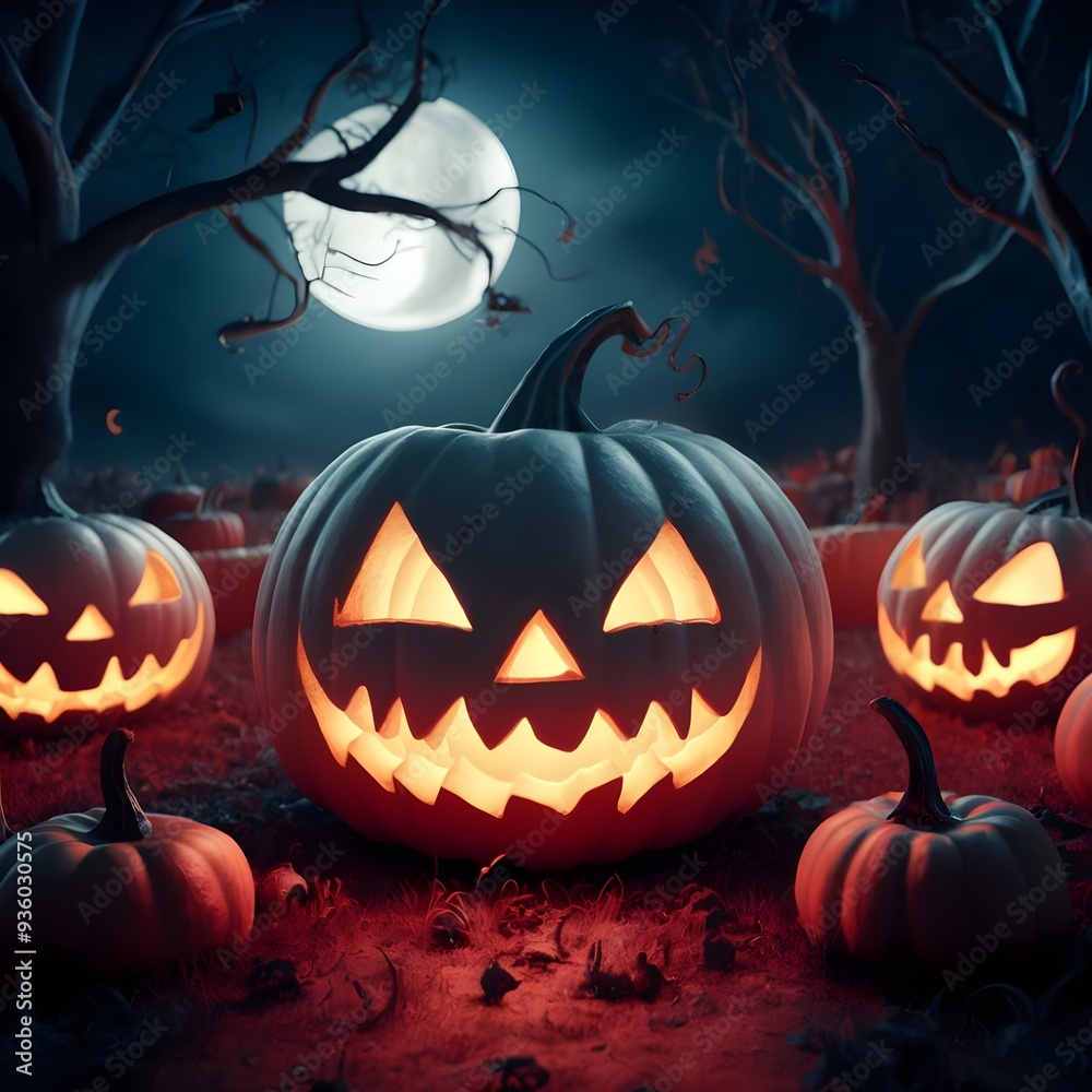 Free Photo Spooky JackOLantern on a Clean Background Generative Ai Free Photo Spooky JackOLantern on a Clean Background Generative Ai