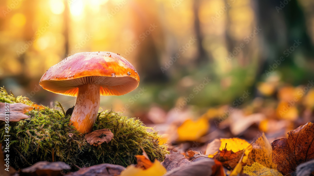 boletus among moss in autumn forest, fall, mushrooms, trees, wood, nature, beauty, macro photo, plant, beauty, season, orange, brown, ecology, eco, background, wallpaper boletus among moss in autumn forest, fall, mushrooms, trees, wood, nature, beauty, macro photo, plant, beauty, season, orange, brown, ecology, eco, background, wallpaper