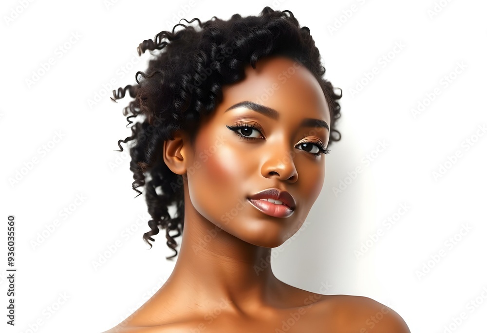 Young Businesswoman Close-Up Portrait Smiling Young Businesswoman Close-Up Portrait Smiling