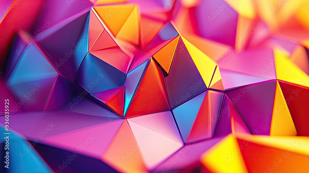 Lively 3D design with vibrant, moving polygonal shapes and a dynamic background. Lively 3D design with vibrant, moving polygonal shapes and a dynamic background.