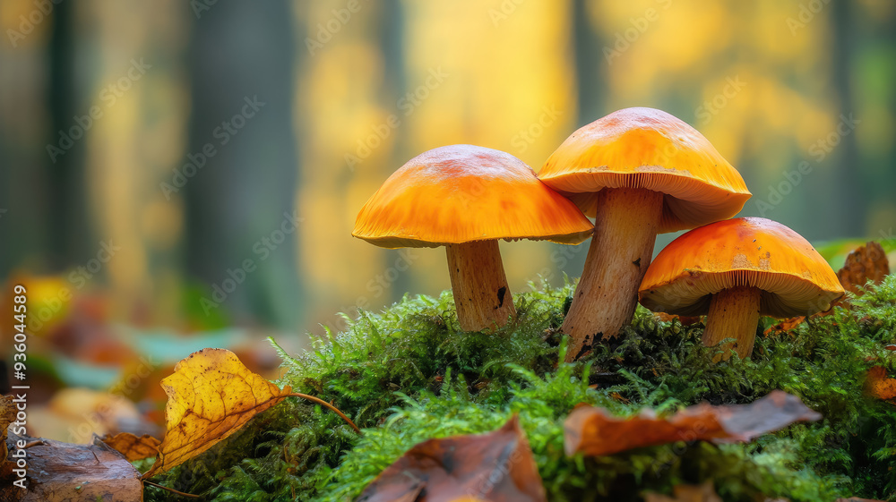 boletus among moss in autumn forest, fall, mushrooms, trees, wood, nature, beauty, macro photo, plant, beauty, season, orange, brown, ecology, eco, background, wallpaper boletus among moss in autumn forest, fall, mushrooms, trees, wood, nature, beauty, macro photo, plant, beauty, season, orange, brown, ecology, eco, background, wallpaper