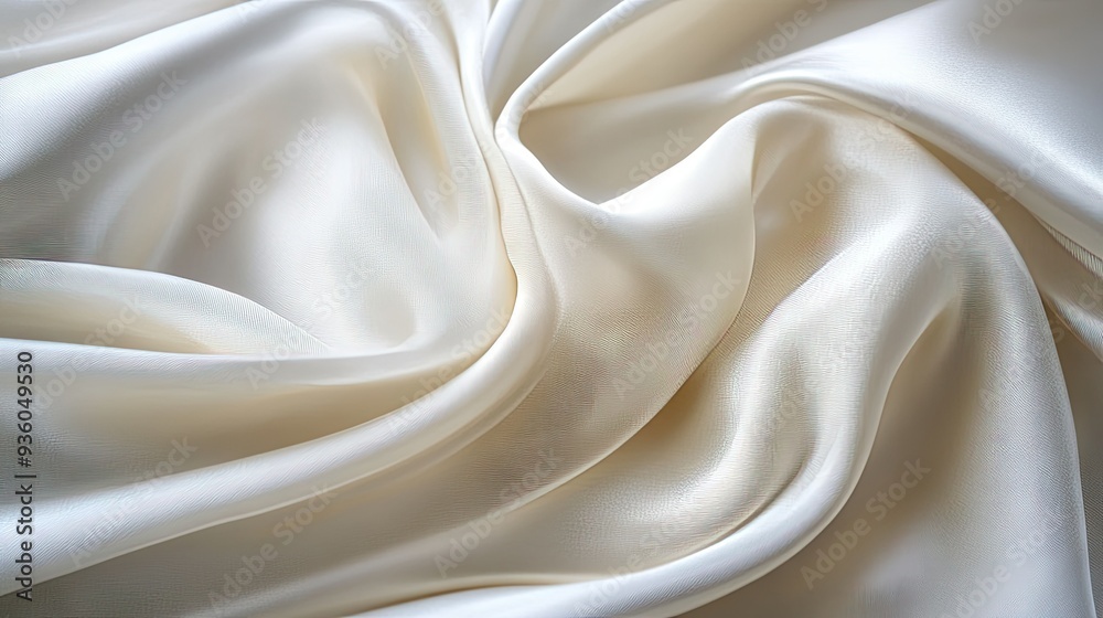Soft, elegant fabric gracefully draping and flowing in the background with a silky texture. Soft, elegant fabric gracefully draping and flowing in the background with a silky texture.