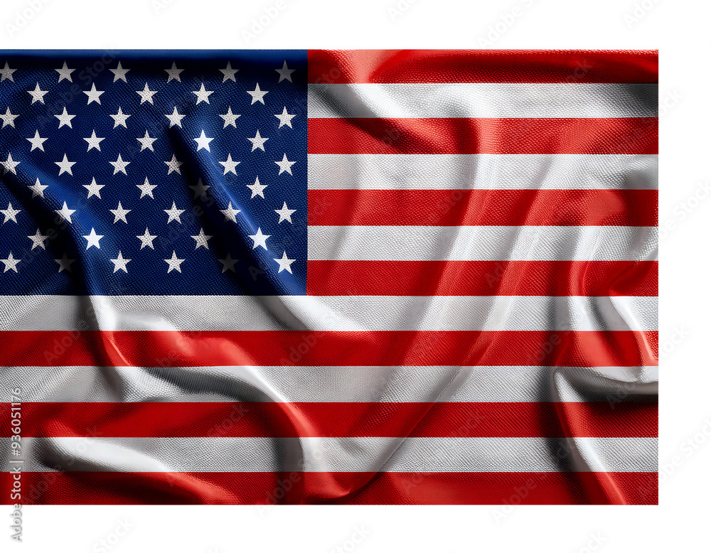 Naklejka premium American flag isolation set on PNG