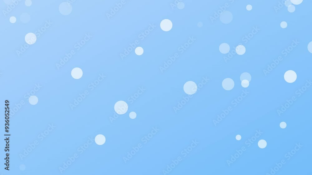 Animated bokeh lights on blue gradient background animation, 4k resolution with seamless looping Animated bokeh lights on blue gradient background animation, 4k resolution with seamless looping