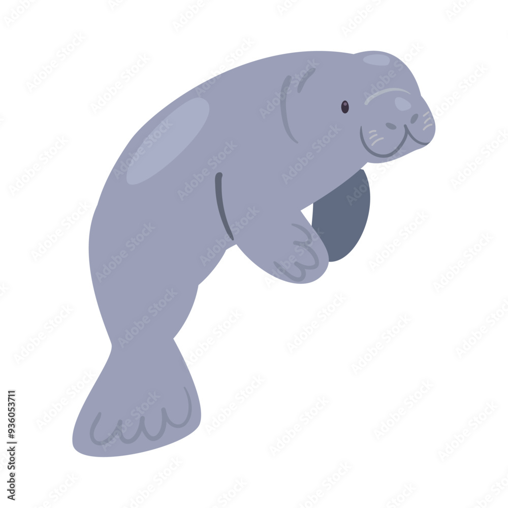 sea cow swimming under the water sea cow swimming under the water