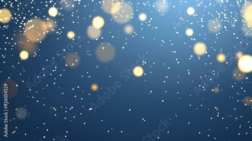 Wallpaper Mural Bright and Sparkling Glittering Out of Focus Christmas Lights Creating a Magical Winter Atmosphere on a Blue Background Torontodigital.ca