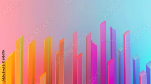 Obraz na płótnie abstract colorful background with lines,Histograms