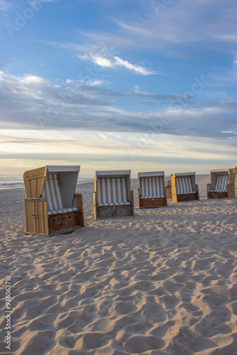 Strandkörbe in Wenningstedt auf Sylt
