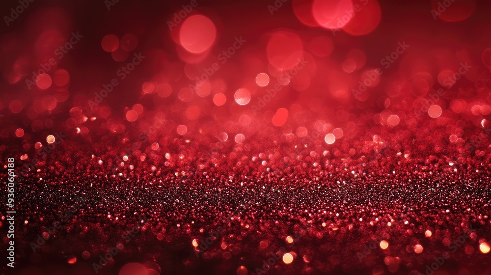 Blurry dark red glitter background with subtle sparkles, offering a clear space for text in the middle. Great for luxurious and festive designs. Blurry dark red glitter background with subtle sparkles, offering a clear space for text in the middle. Great for luxurious and festive designs.