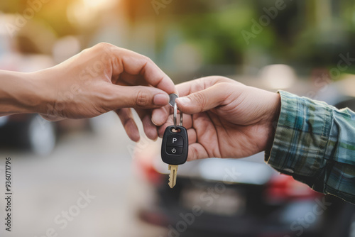 Car Dealership Transaction, Handing Over the Keys