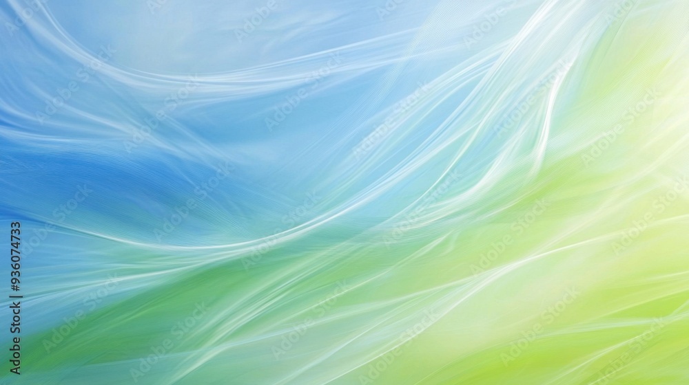 Obraz premium Serene Abstract Waves