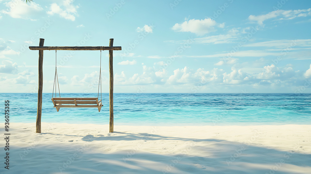 Beachfront Swing Overlooking Ocean Beachfront Swing Overlooking Ocean