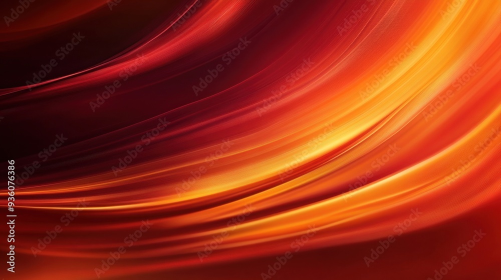 Abstract Red and Orange Waves Abstract Red and Orange Waves