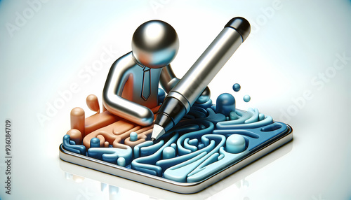 Wallpaper Mural Global Partnership Concept: 3D Border Frame with Handshake and Globe, Ideal for emphasizing collaboration and management. Isolated on White Background Torontodigital.ca