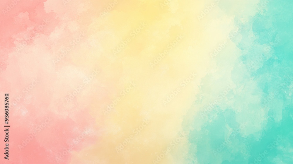 A soft, pastel watercolor blend of pink, yellow, and teal hues creating a calming atmosphere. A soft, pastel watercolor blend of pink, yellow, and teal hues creating a calming atmosphere.