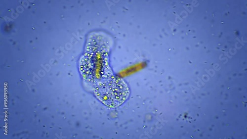 Micro organism Amoeba - magnification 40x