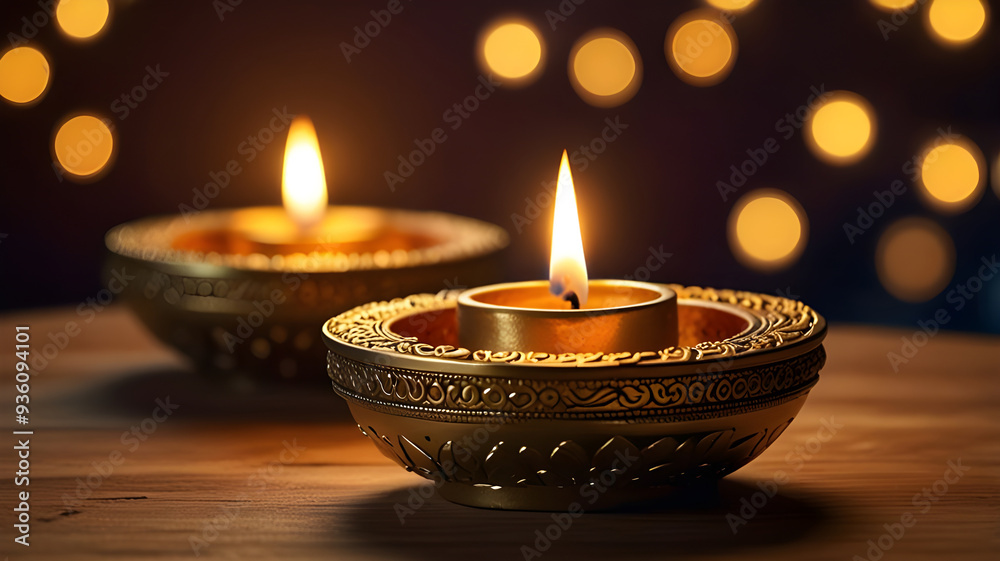 Diwali lamp element. Diwali Celebration Lighting a Sparkler Alongside Traditional Diya Oil Lamp. Diwali lamp element. Diwali Celebration Lighting a Sparkler Alongside Traditional Diya Oil Lamp.