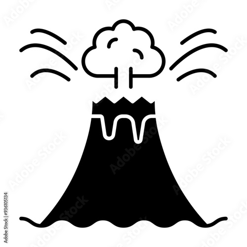Volcano icon