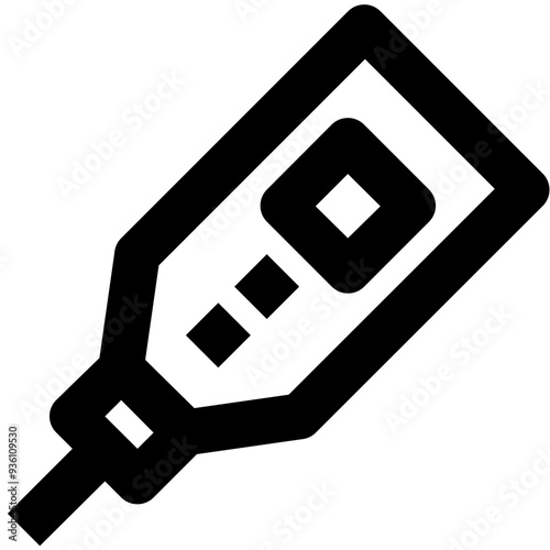 glucose black outline icon
