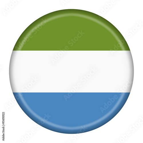 Free Download Sierra Leone flag button illustration with clipping path - GFXLoad