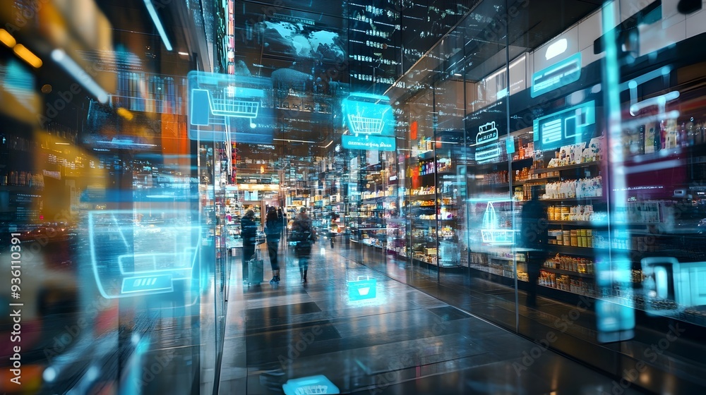 Technologically Advanced Digital Environment with Illuminated Interfaces and Futuristic Displays Technologically Advanced Digital Environment with Illuminated Interfaces and Futuristic Displays